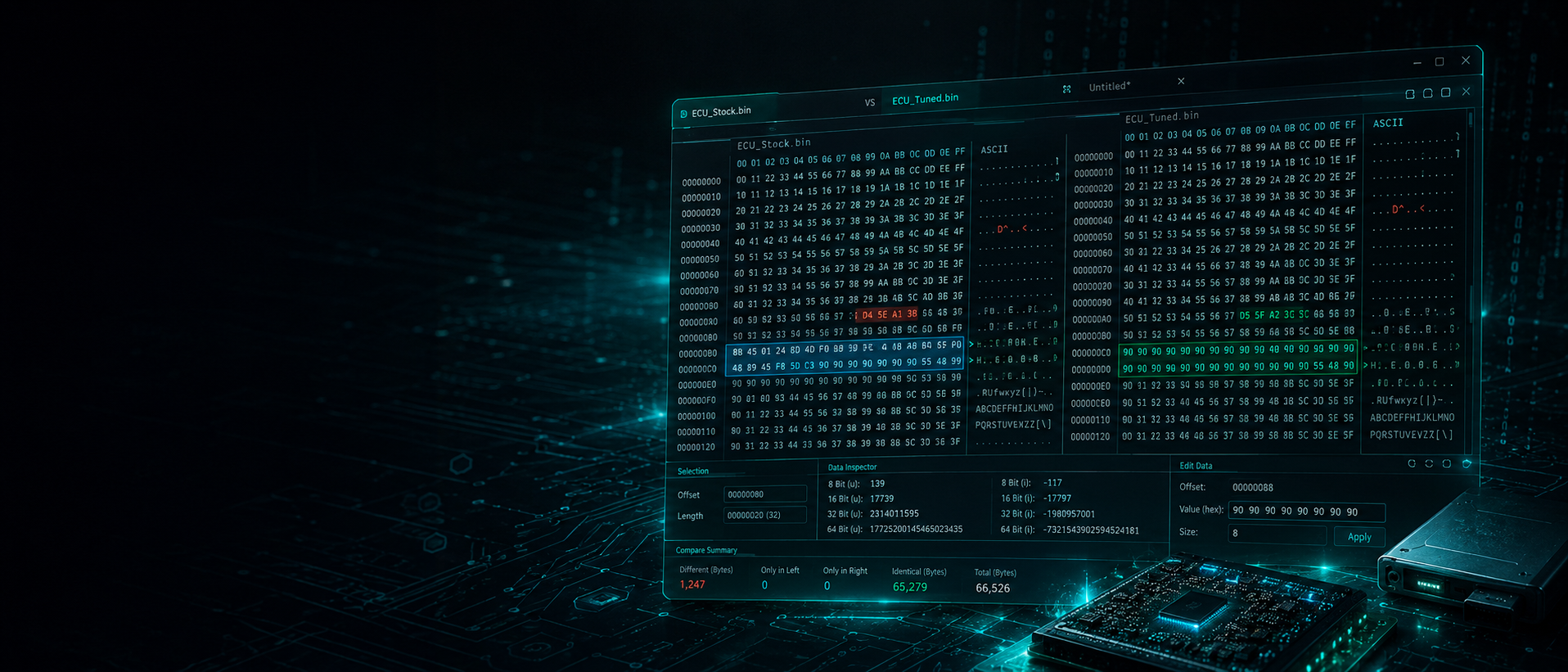 Interfaz de soluciones automotrices dinámicas de IQDump